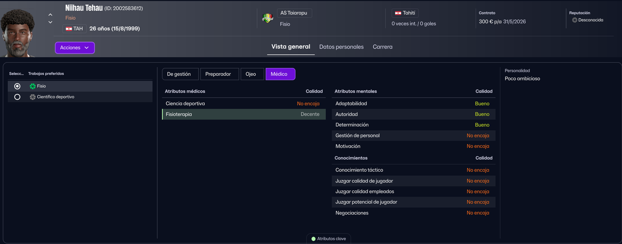Niihau Tehau fisio 2025