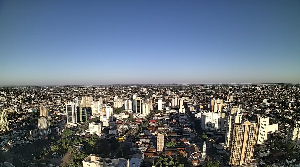 Campo Grande nesta manhã de segunda-feira