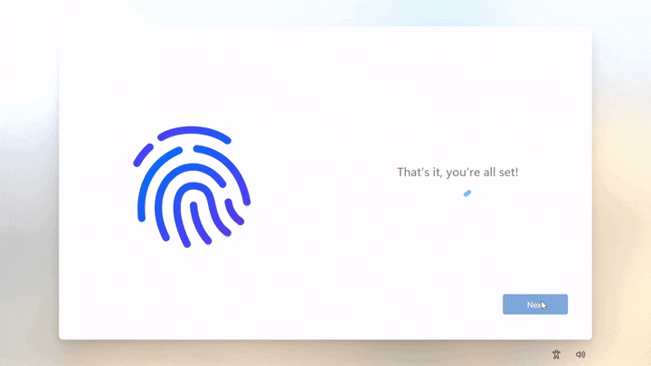 Windows Hello enrollment PIN