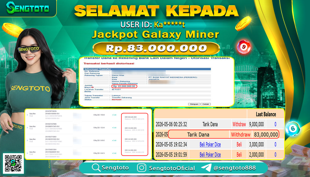 BUKTI PEMBAYARAN SLOT GALAXY MINER