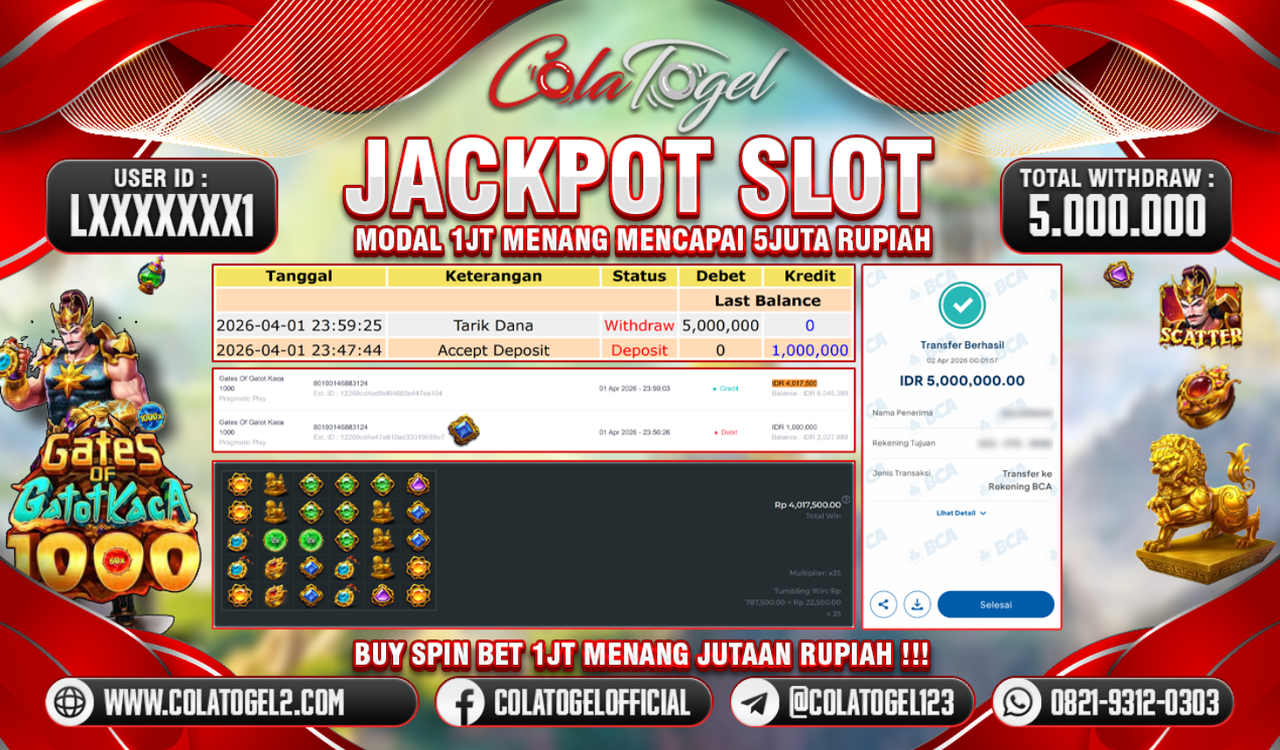 JACKPOT SLOT GACORR!!