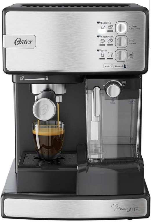 Amazon: Cafetera espresso automática Oster Primalatte BVSTEM6603SS 
