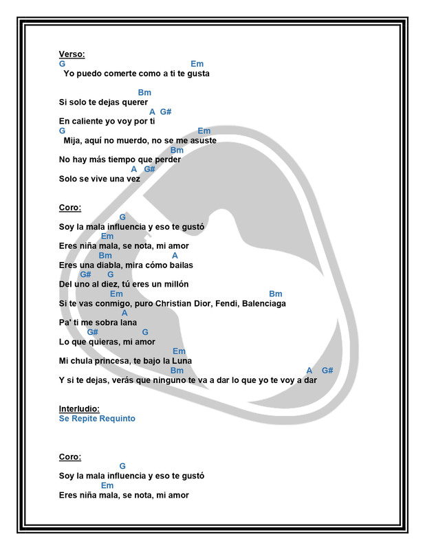 La Diabla Xavi Letra y Acordes by MUSICTUTORIALS page 0002 — Postimages