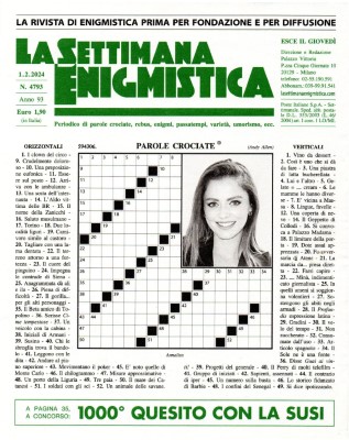 La Settimana Enigmistica N.4793 - 01 Febbraio 2024