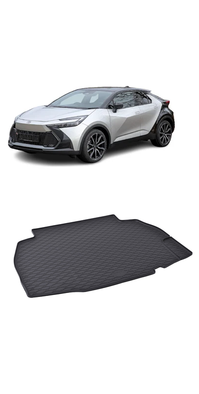Tavita auto TOYOTA C-HR Hybrid 2024-prezent, protectie portbagaj, Cri-Flo, din cauciuc 100%, compatibil cu autoturismul TOYOTA C-HR Hybrid