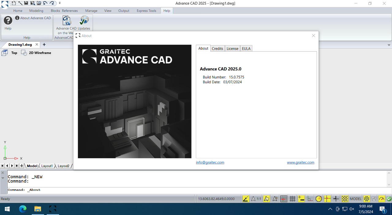 Working with Graitec Advance CAD 2025 full