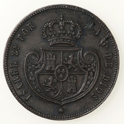 1/2 real 1850. Isabel II. Segovia. PAS5847