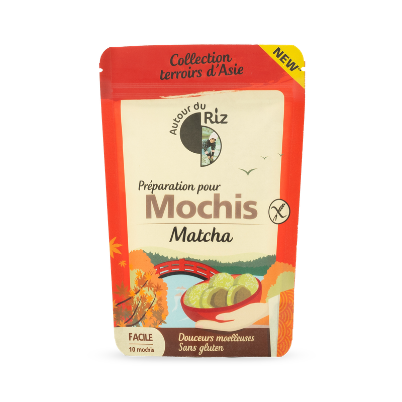 Pr&eacute;paration pour mochis matcha, Autour du Riz, 200g
