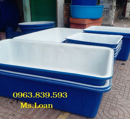 Bán thùng nhựa nuôi cá 1000l chữ nhật, tank nhựa tròn 1000L giá rẻ ship toàn quốc 0963.839.593 Loan Thung-nhua-2-lop-nuoi-ca-canh-thung-nhua-chu-nhat