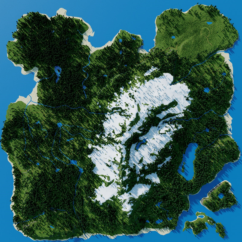 🌲🗺️ Sons Of The Forest - (1.20.1+) JAVA &amp; BEDROCK  🌎 Minecraft Map