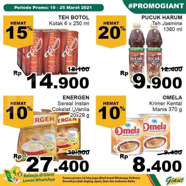 Katalog Promo Giant 19-25 Maret 2021 
