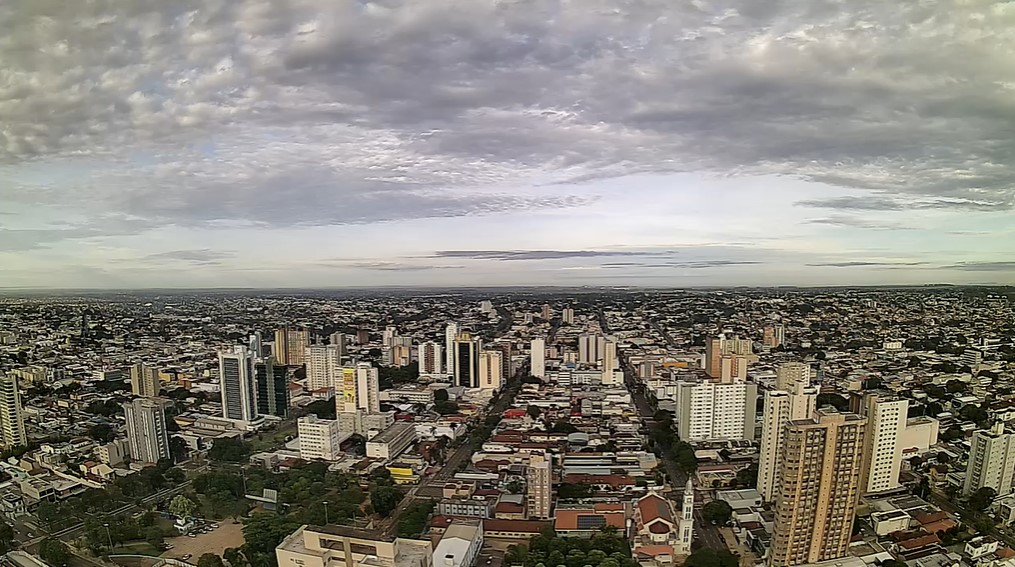 Campo Grande nesta manhã de quarta-feira