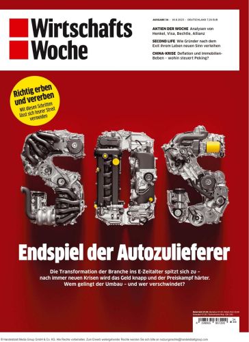 Cover: Wirtschaftswoche Magazin No 34 vom 18  August 2023