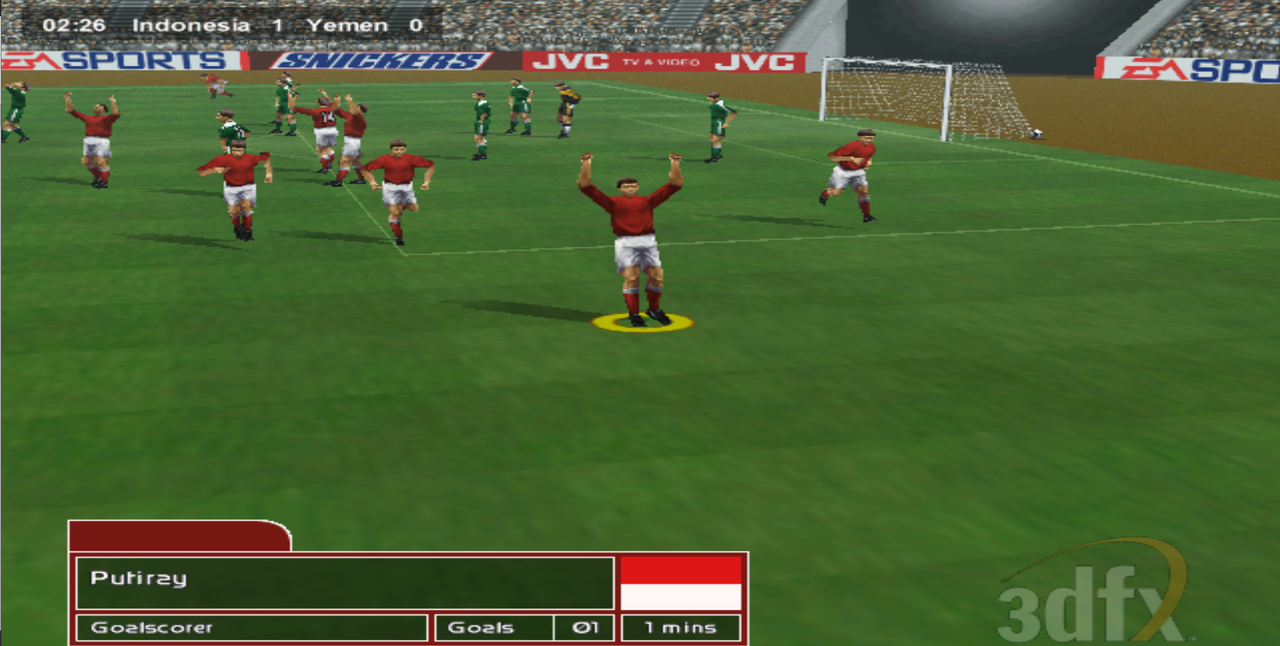 Nostalgia Game PC Jadul: FIFA Road to World Cup 98 5 Timnas Indonesia di game FIFA Road to World Cup 98
