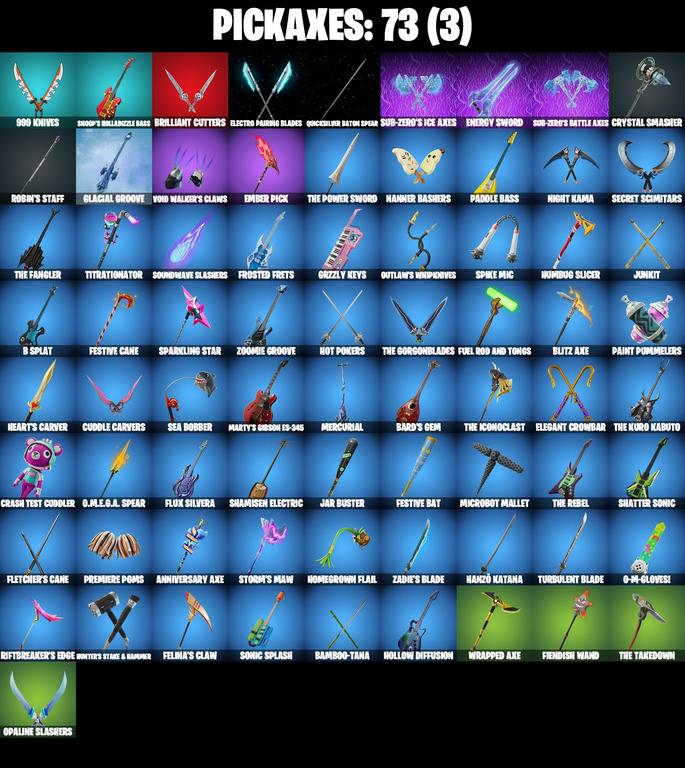 pickaxes comp