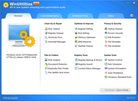 WinUtilities Professional 15.77 Multilingual + Portable