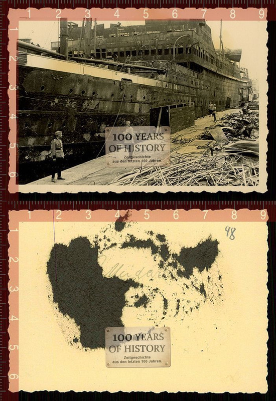 Orig. Foto Zerstörtes Rotterdam Holland Schiff F