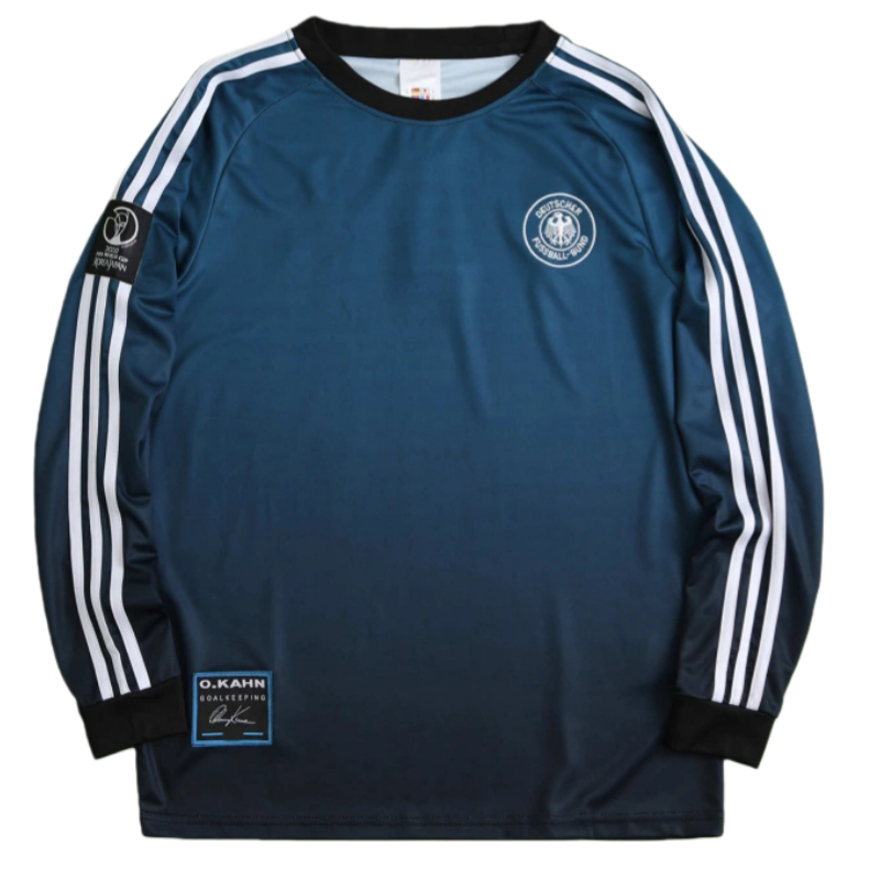 Camiseta retro portero Alemania 2002 manga larga edición hincha
