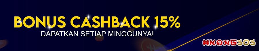 BONUS CASHBACK UP TO 15%