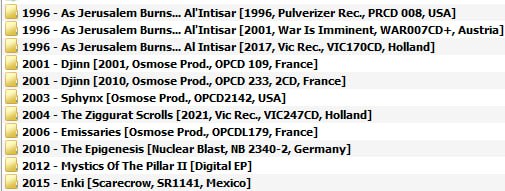 Melechesh - Discography (1996-2015)