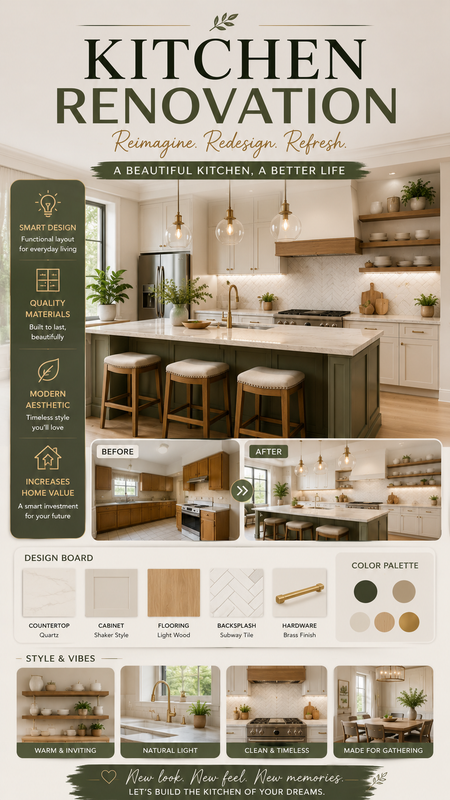 Kitchen Renovation Moodboard Generator