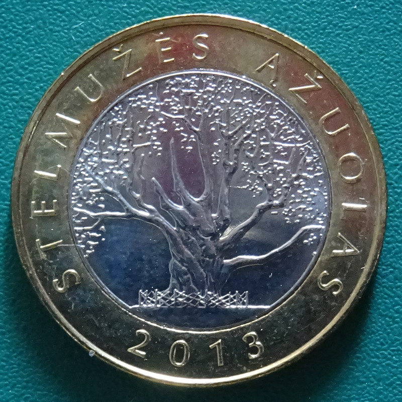 LIT. 2 Litai (2013, Stelmuzes Azuolas) - rev