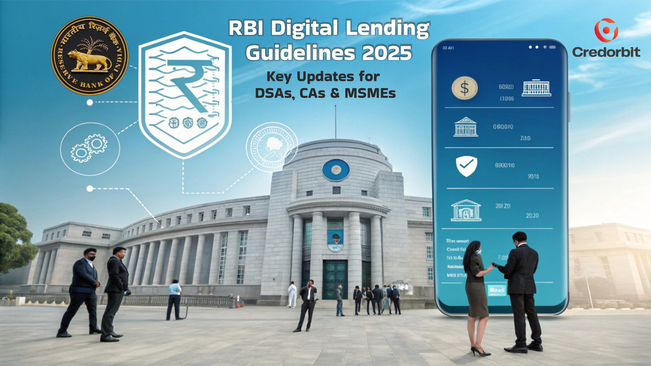 RBI Digital Lending Guidelines 2025 – Updates for DSAs, CAs & MSMEs
