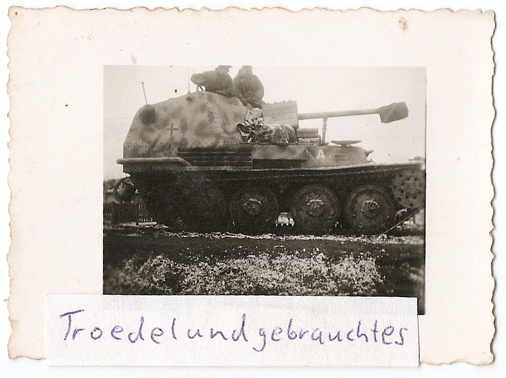 WW2 MILITÄR TARN PANZER JÄGER WEHRMACHT KENNUNG