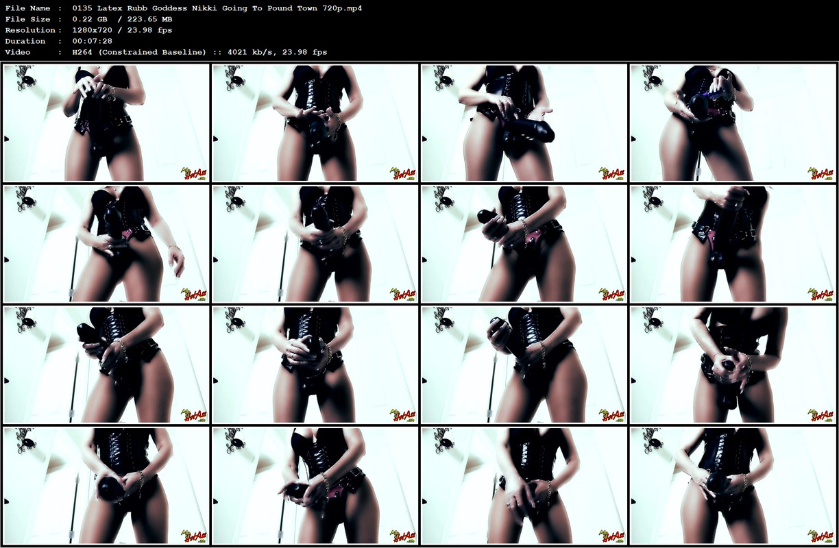 0135 Latex Rubb Goddess Nikki Going To Pound Town 720p.mp4