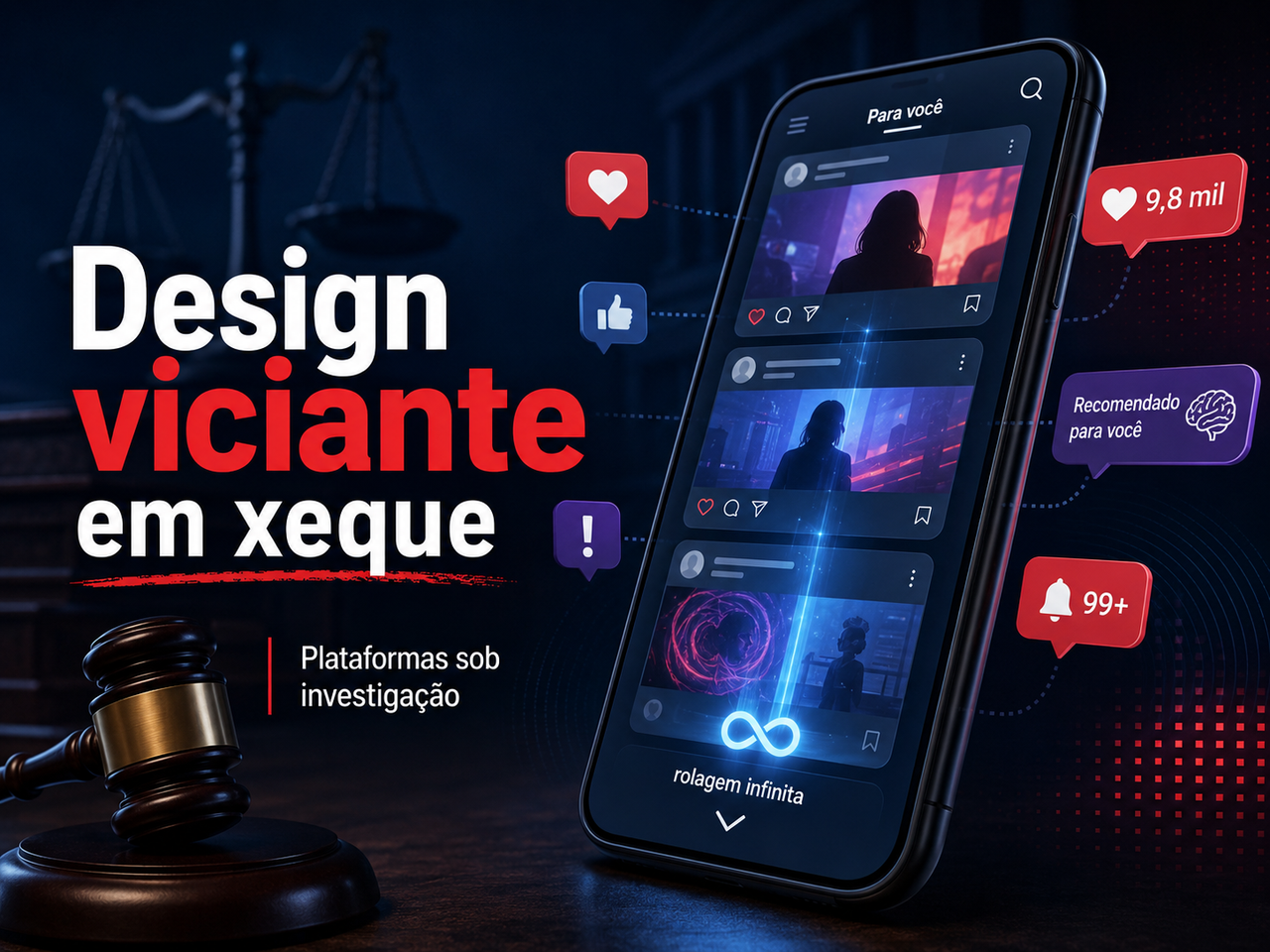 Caso da Meta nos EUA transforma design viciante em risco jurídico real para as big techs