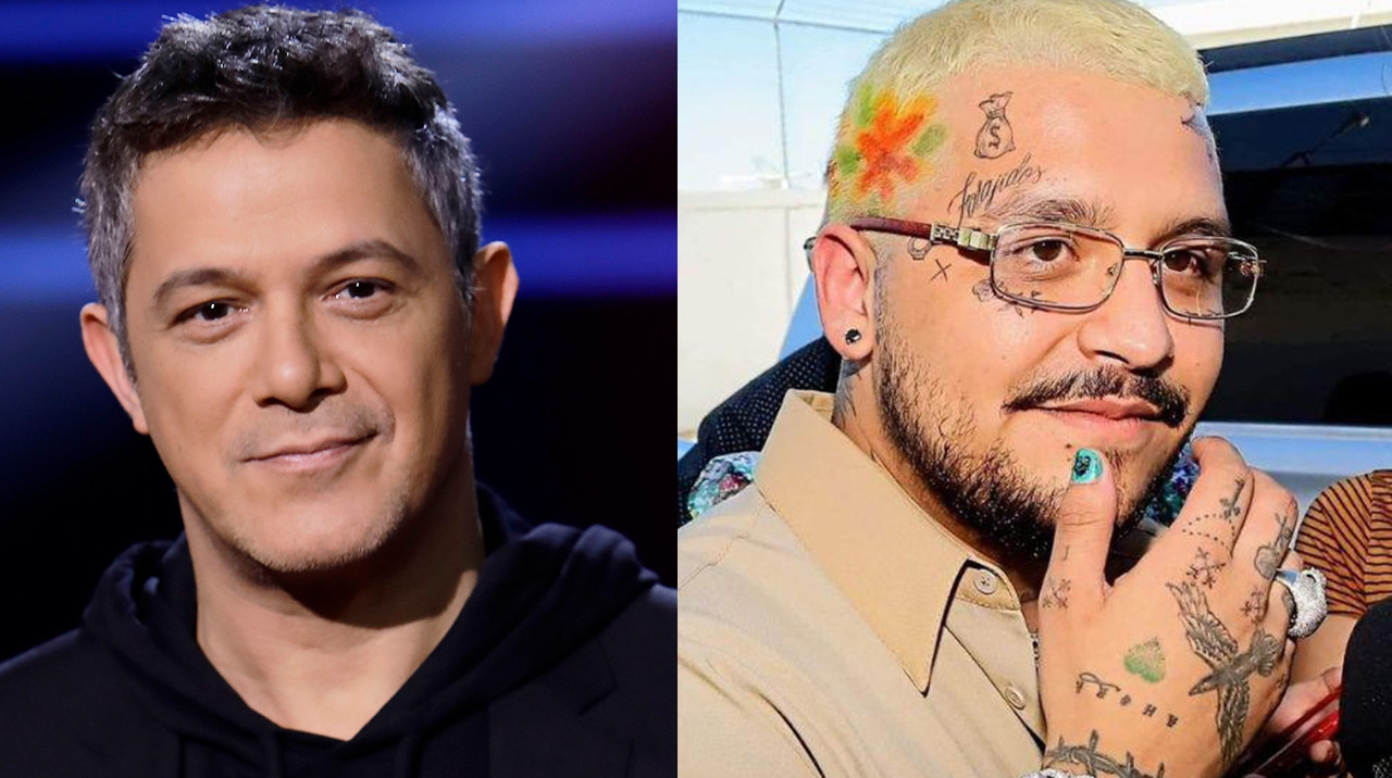 ¿Alejandro Sanz copió el look a Christian Nodal? Nueva apariencia desató furor