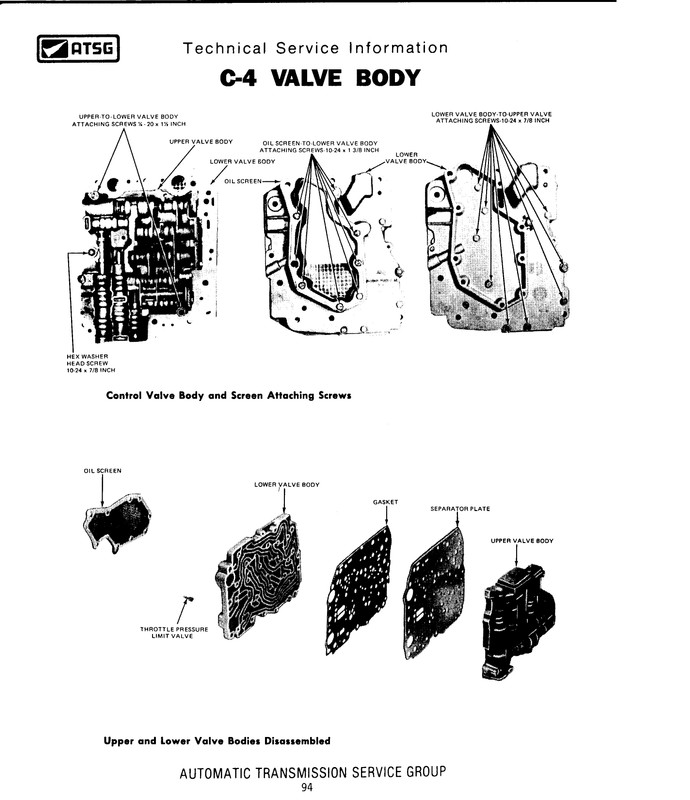 Where to buy C4 torque converter drain back valve(internal part