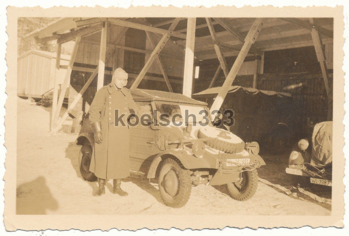 Foto Finnland 1942 VW Kübelwagen Typ 82 PKW Kfz 