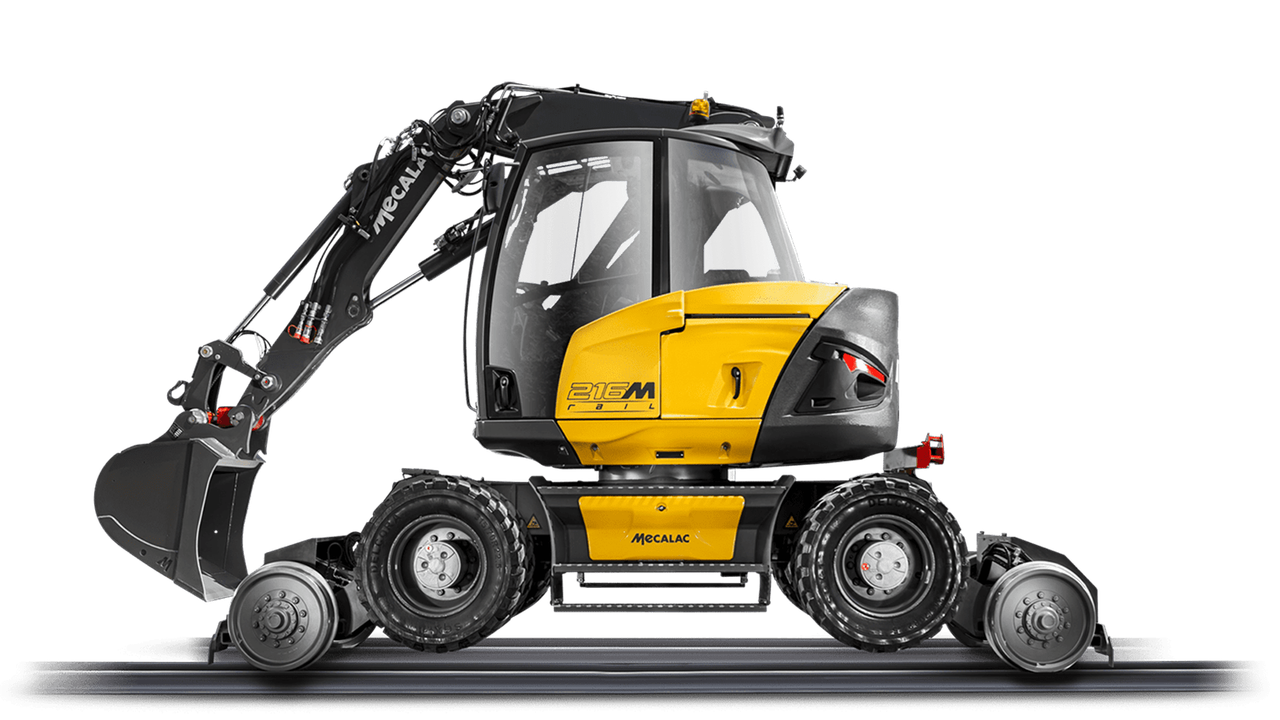 Pelle rail-route Mecalac 216 MRail