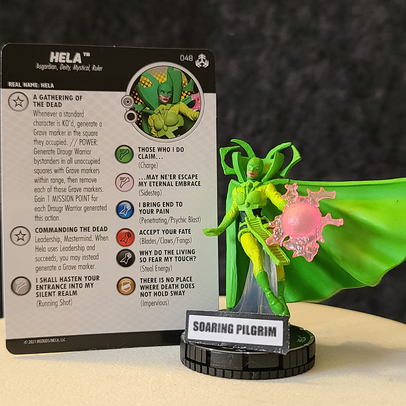 HELA - 048 SUPER RARE War of the Realms Marvel Heroclix #48 | eBay