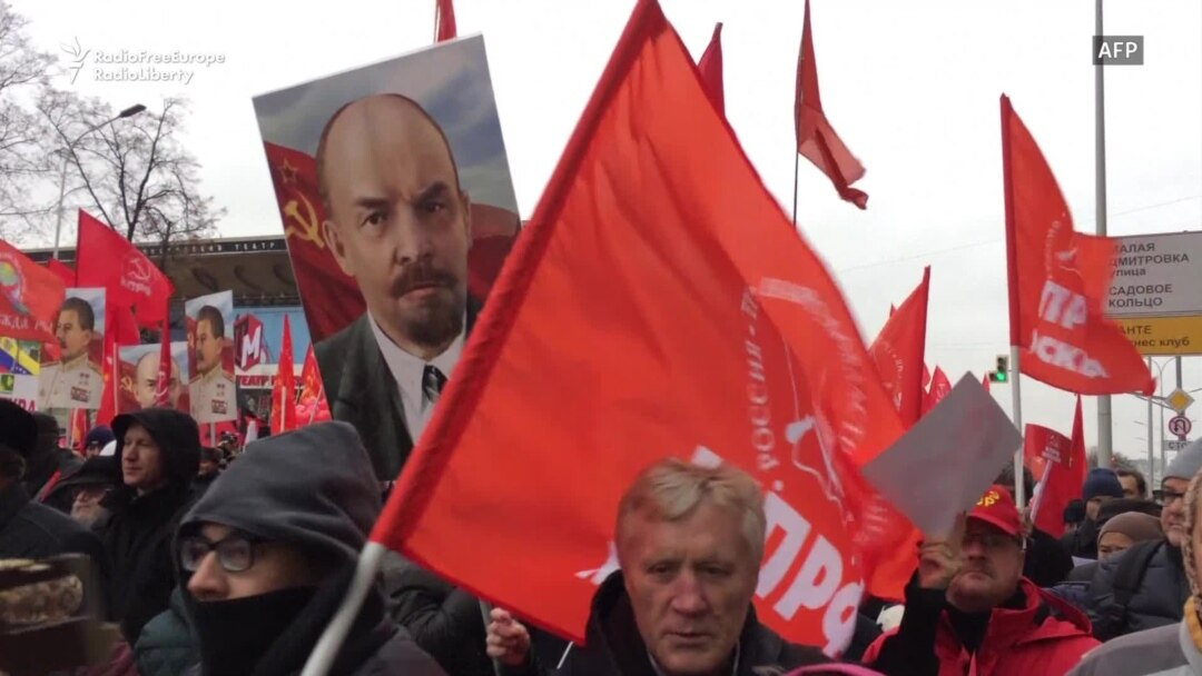 Manifestations pro-kartvéïstes dans les rues de Tbilgorod le 12 Décembre.