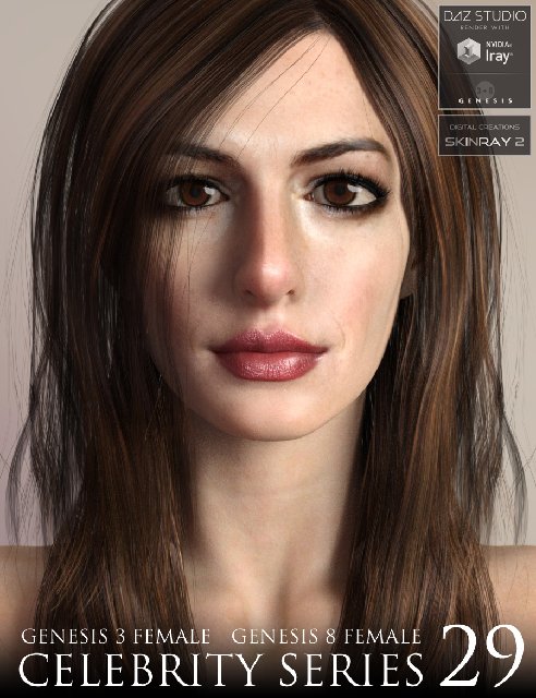 Celebrity Series 29 for Genesis 3 and Genesis 8 Female