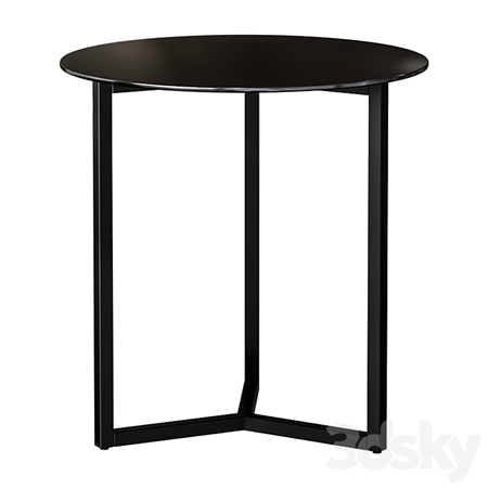 Marae side table black