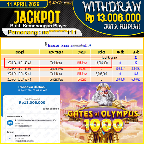 jackpot-slot-pragmatic-play-gates-of-olympus-1000-wd-13006000--dibayar-lunas-di-joyotogel