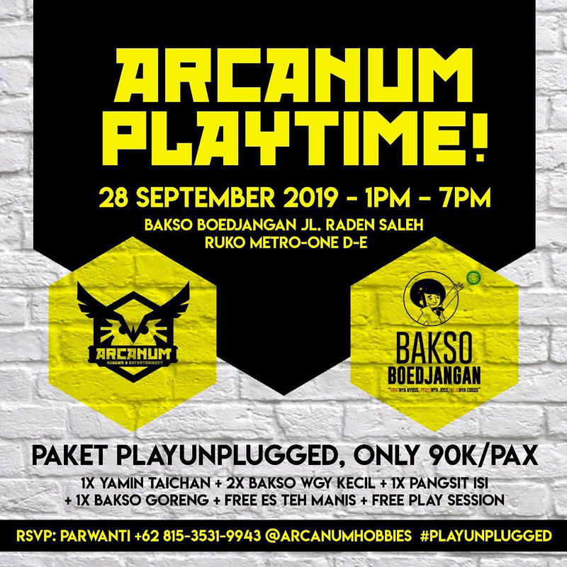 poster arcanum playtime