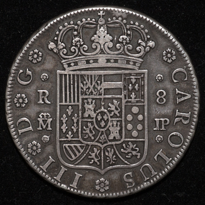 8 Reales de Carlos III. Madrid, 1762. PAS6938