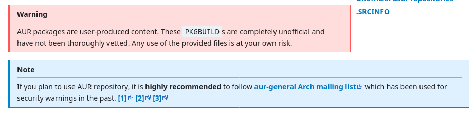 Screenshot 2026 06 14 at 12 28 57 Arch User Repository Arch Wiki