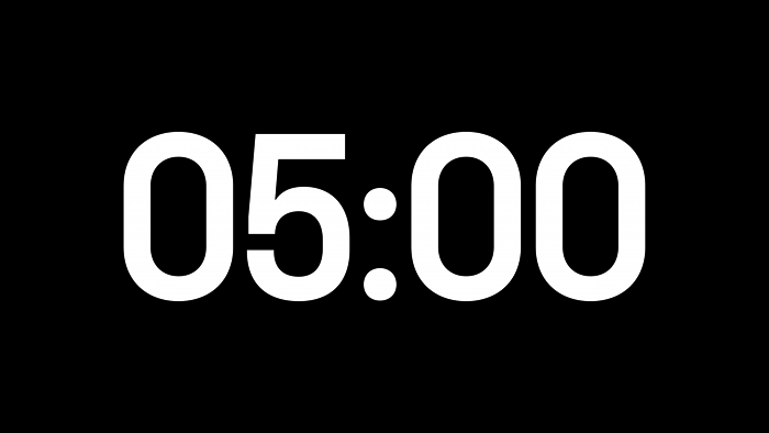 Lumen Alpha Channel: Cuenta Regresiva de 5 Minutos en Alta Resolución