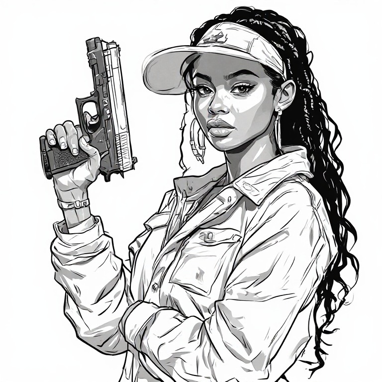 GTA-s-ebony-girl-holding-gun-L-(9)