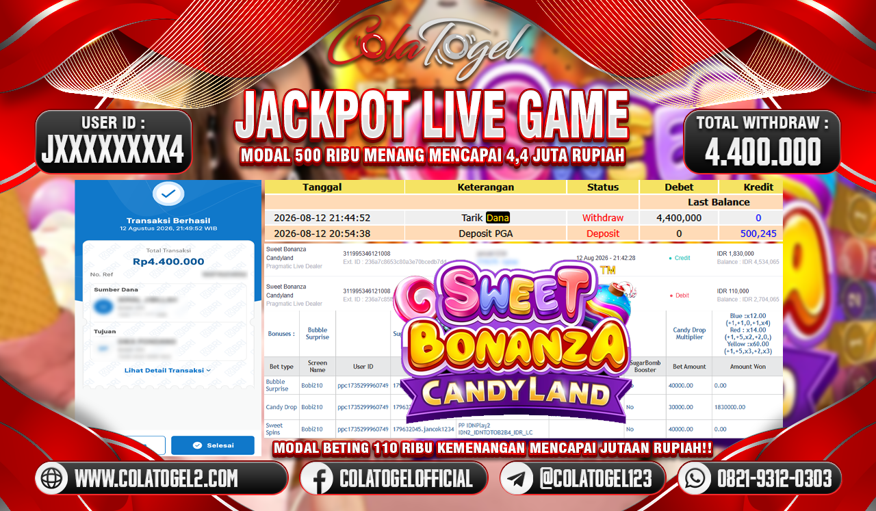 JACKPOT LIVE GAME!!