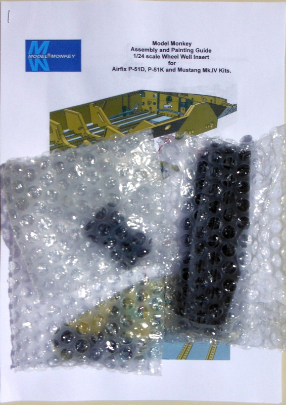 Model Monkey 24 P-51D Wheel Wells