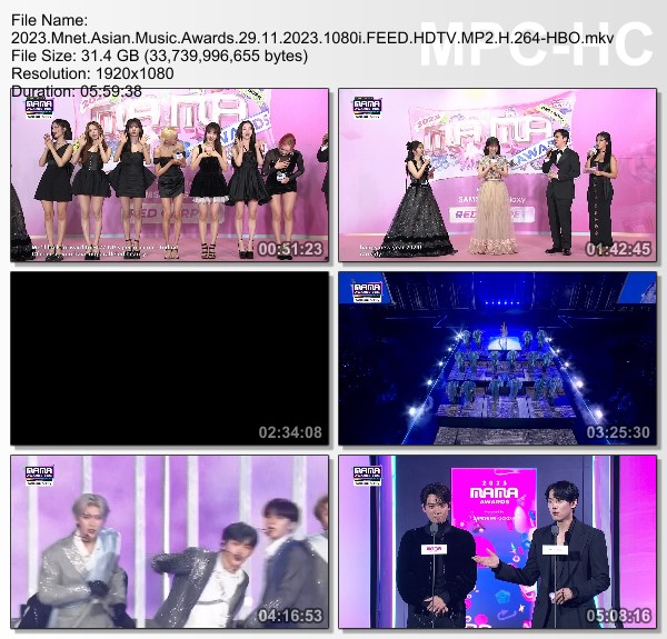 [TV-Variety] 엠넷 아시안 뮤직어워즈 – 2023 MAMA AWARDS Day 2 (2023.11.29)