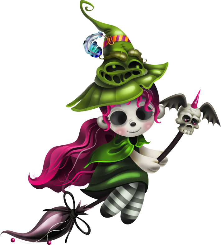 Halloweenpumpkinkitpudnwitch