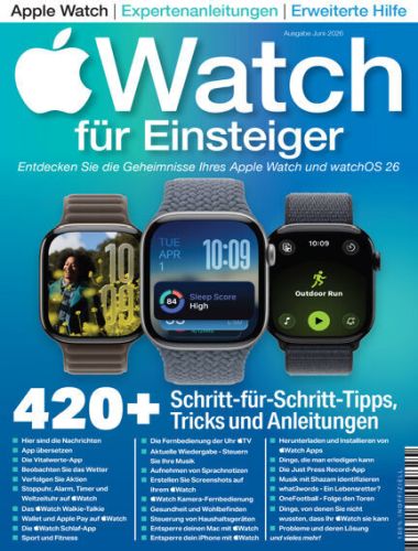 Cover: Apple Watch f&uuml;r Einsteiger Magazin Nr 06 Juni 2026
