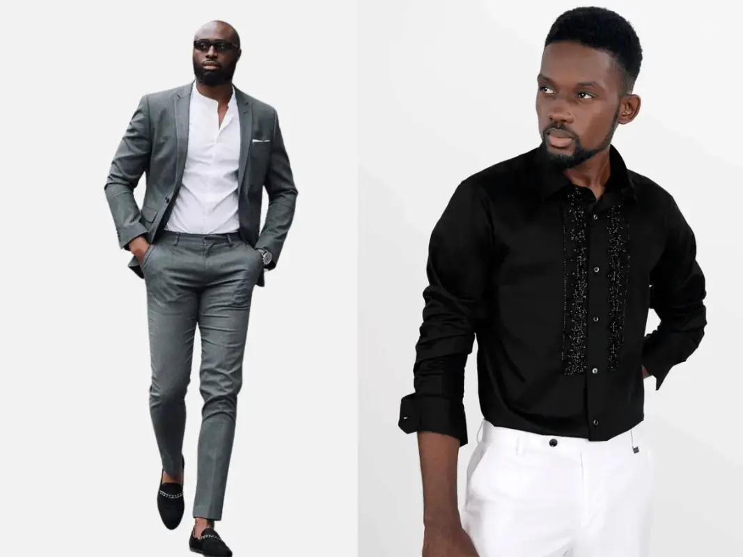 dark skin men fashion​